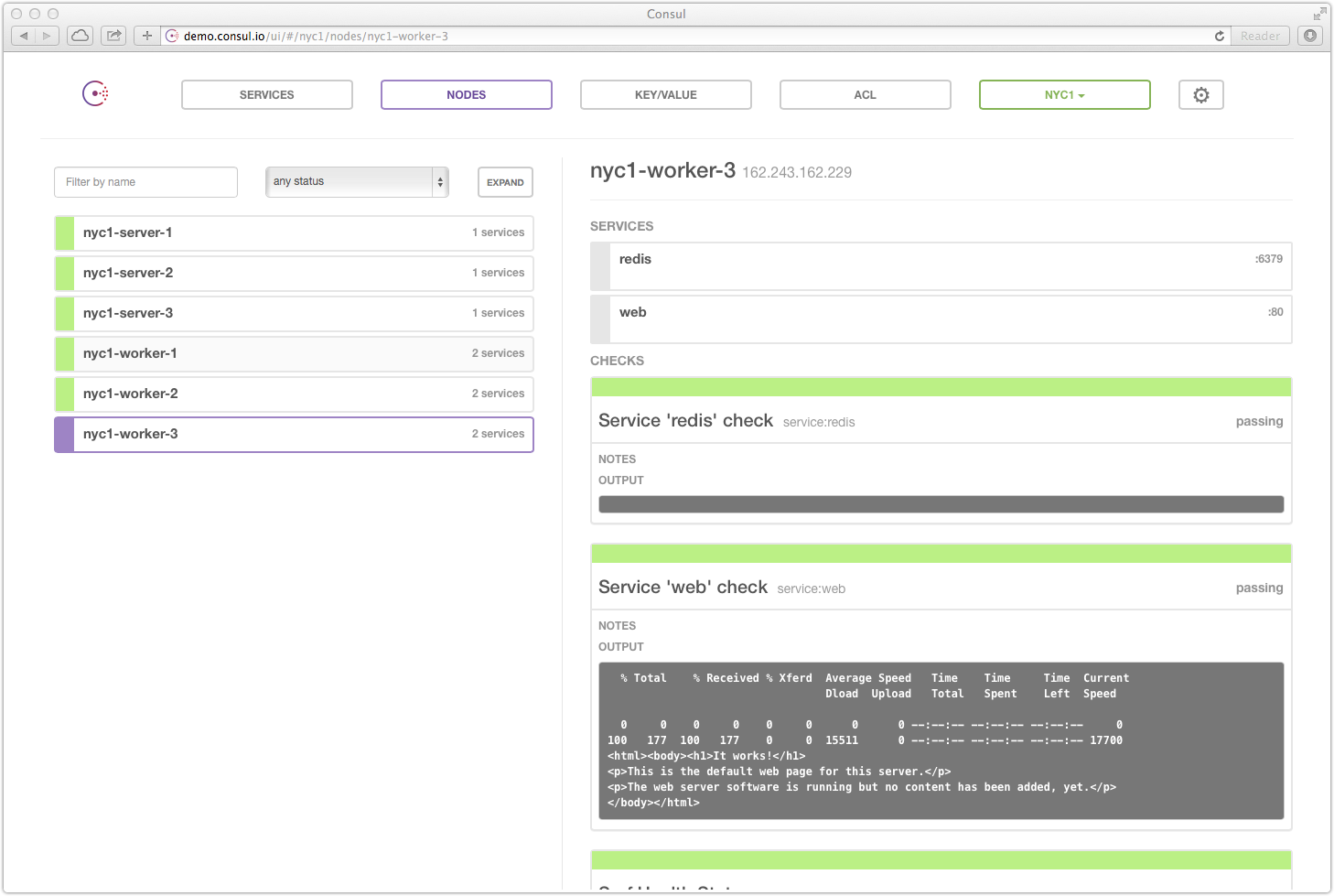 Consul UI